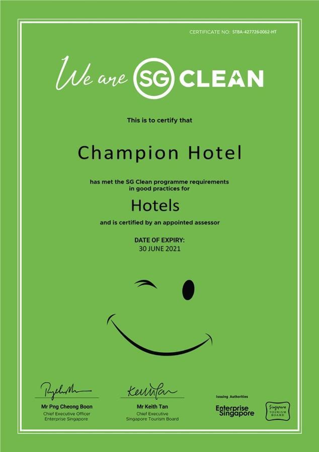 Champion Hotel Singapore Ngoại thất bức ảnh